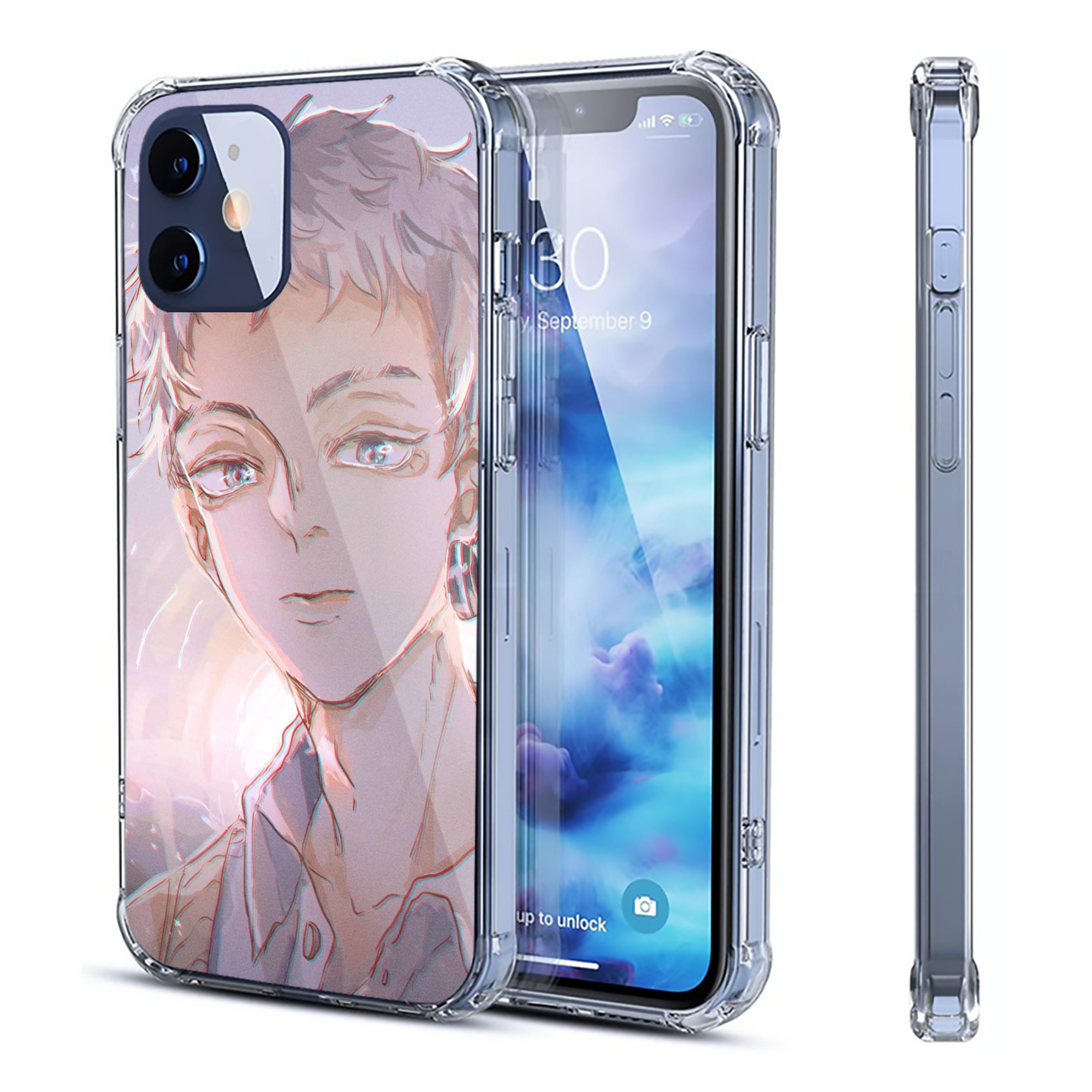 （画像用） 東京リベンジャーズ Tokyo Revengers 【iPhone 12シリーズ対応】透明スマホケース（クリアソフトケース）